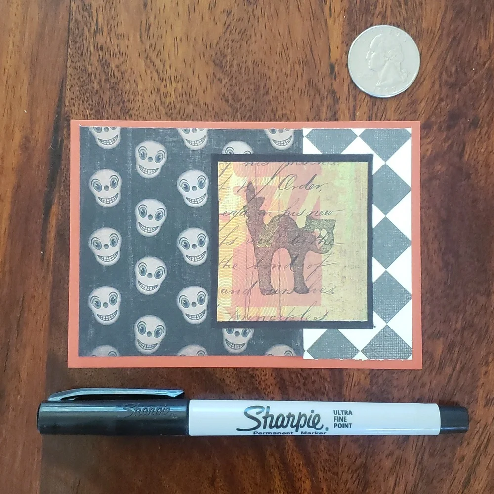 50 Piece Shipping Bundle • Halloween Black Cat • Polymailers Cards & Stickers